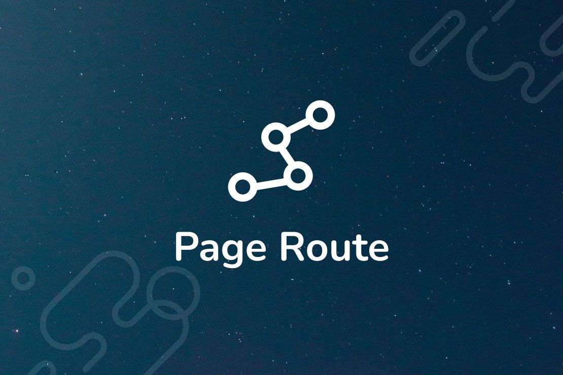 Adjusting page routes